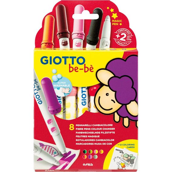 Flomaster \ Фломастер \Box 8 gıotto bebe changecolours