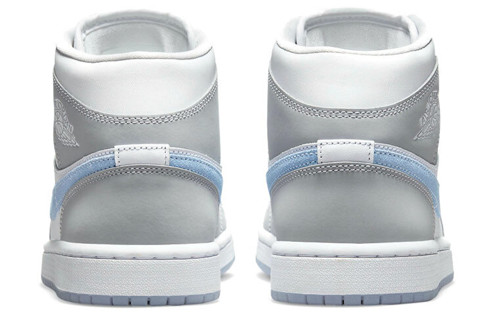 Кроссовки Jordan Air Jordan 1 Mid "Wolf Grey" Dior (Женская размерная сетка)
