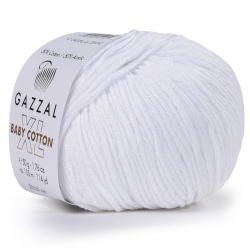 Пряжа Baby Cotton XL 50 г,105м,50%хлопок, 50%акрил (цена за 1 шт)
