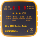 Тестер розеток Ermenrich Zing ST30