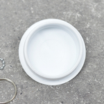 Пробка для ванной с цепочкой белая