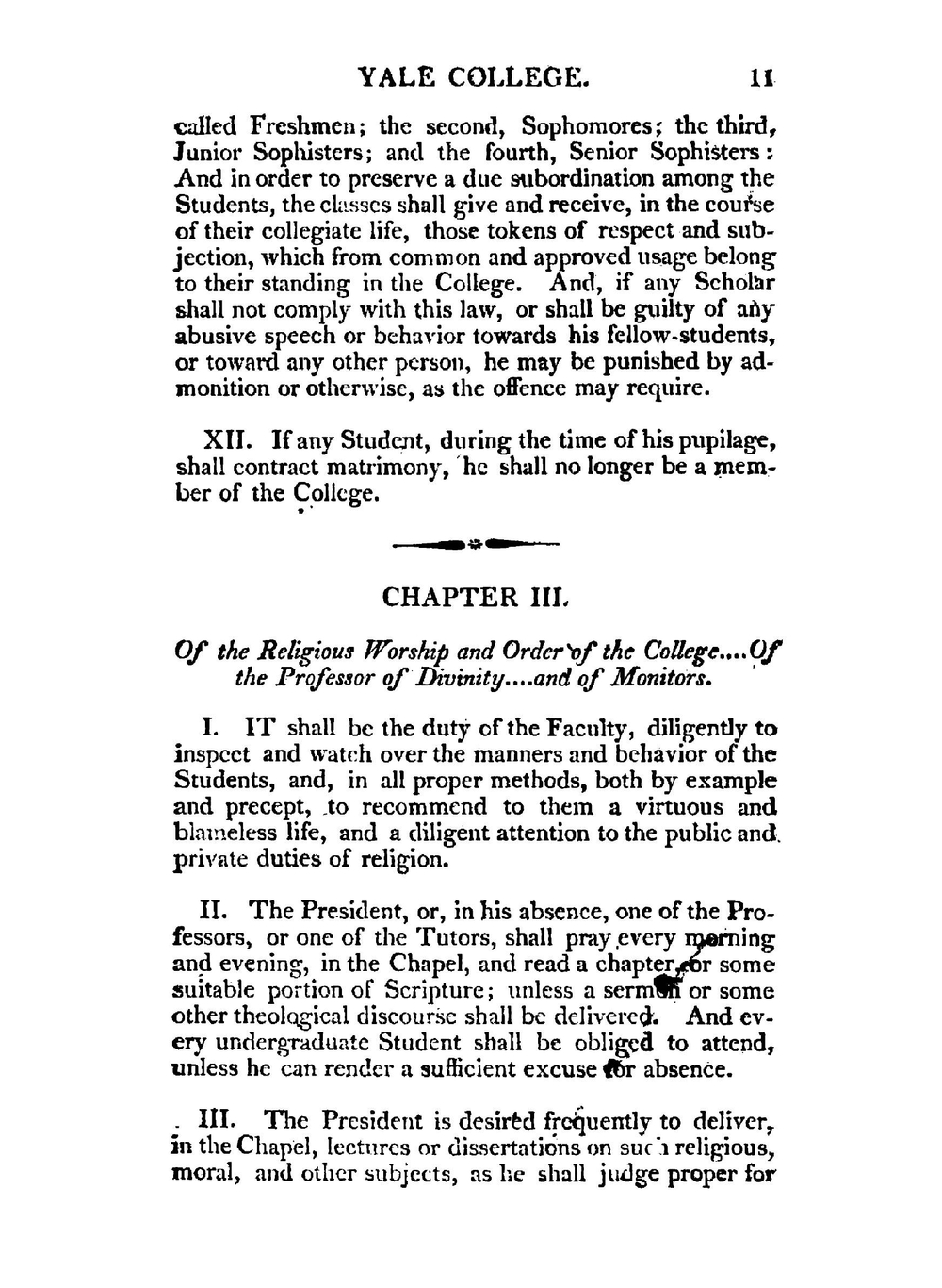 The laws of Yale college, in New-Haven | Yale University