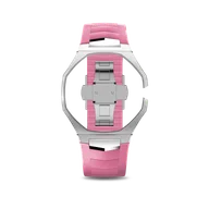 Корпус для часов POP-Swatch x AP - Розовый и Жёлтый - Комплект из 2 ремешков