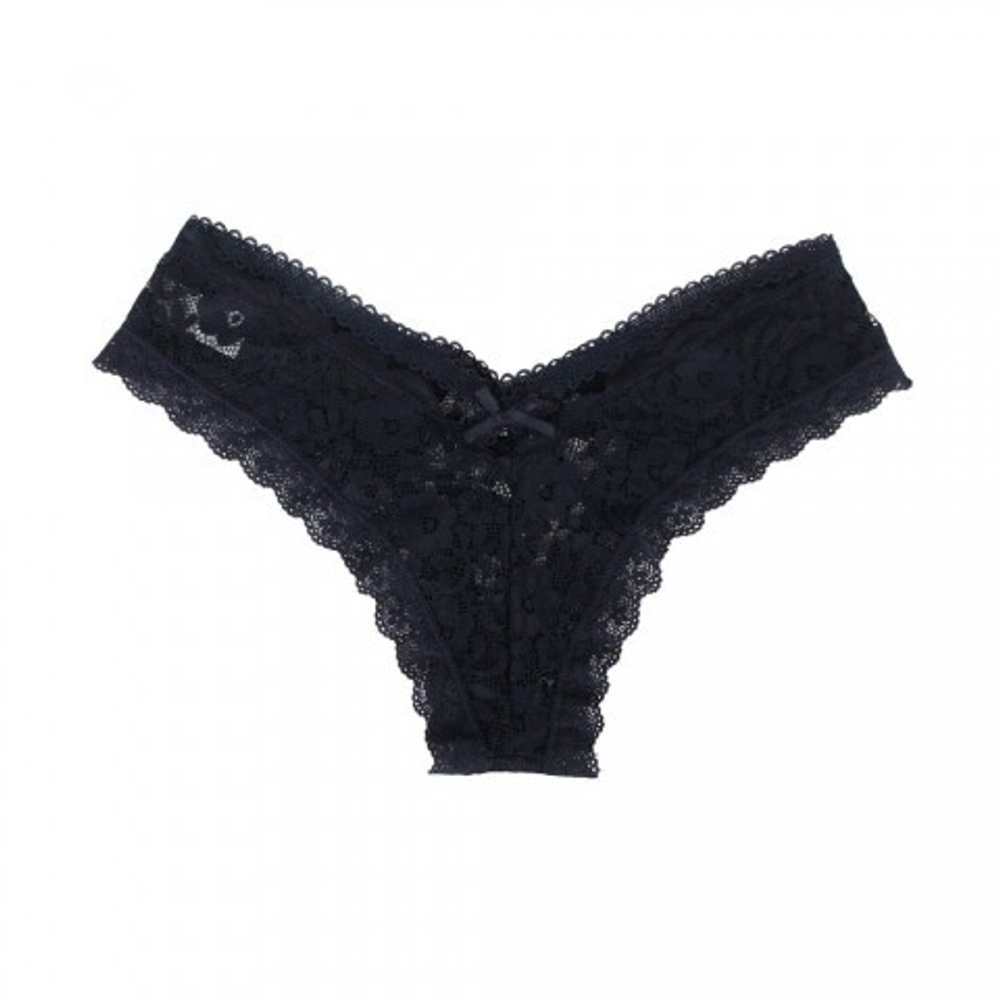 Трусики Sexy Floral, синие, XL-2XL