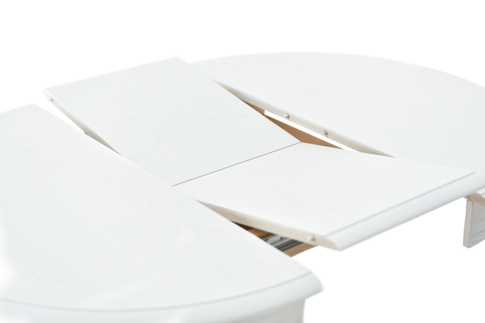 Стол Аврора Фабрицио D 82, Эмаль белая