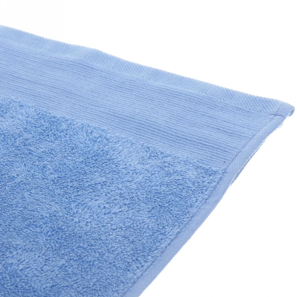 Полотенце махровое 50*90см «Neapol» цвет голубой 10520 плотность 450гр/м2 с петелькой-подвесом