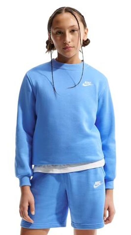 Детская теннисная куртка Nike Kids Sportswear Club Fleece - university blue/white