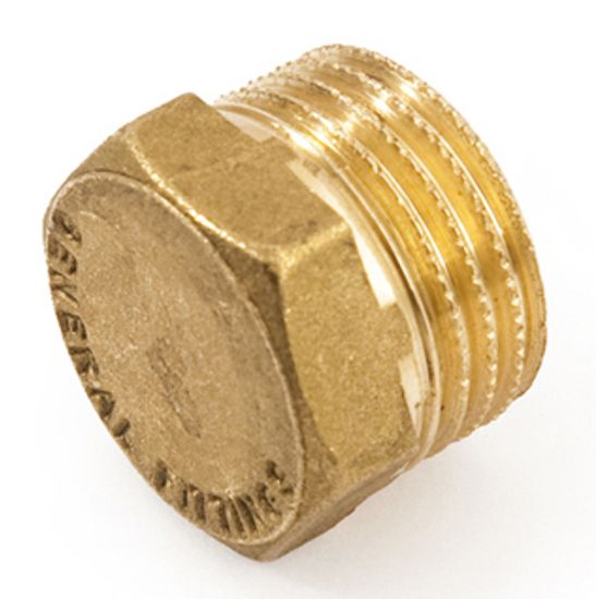 Заглушка 3/4"н латунь