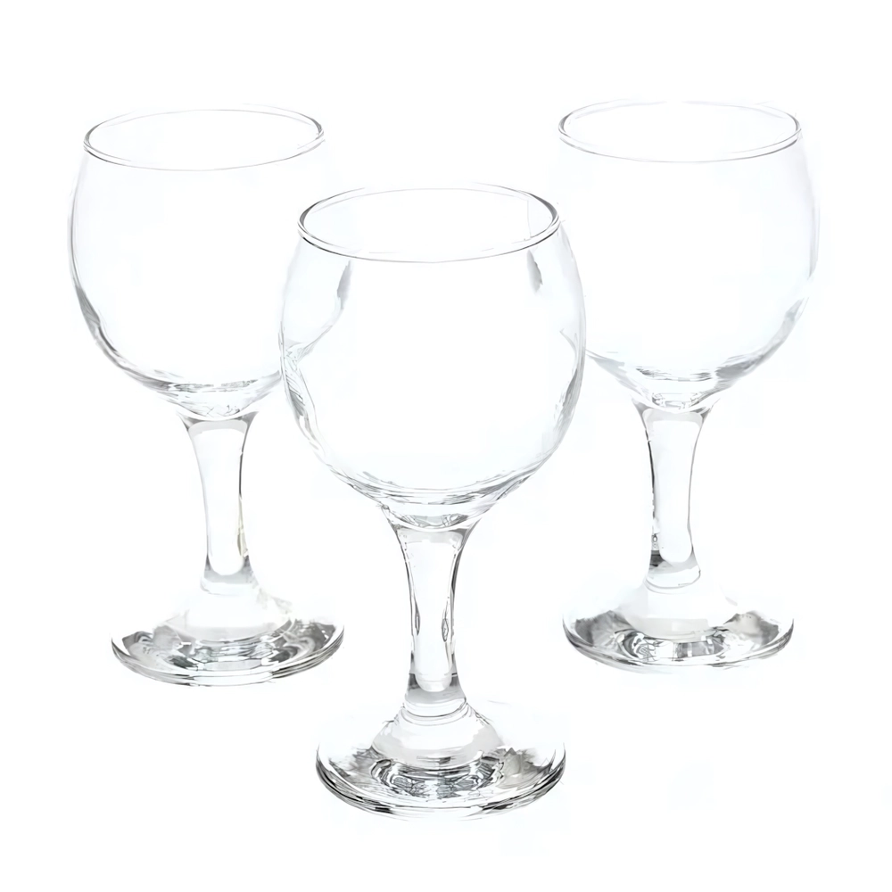 Набор бокалов для вина 210мл 3шт «Бистро» 44412/3