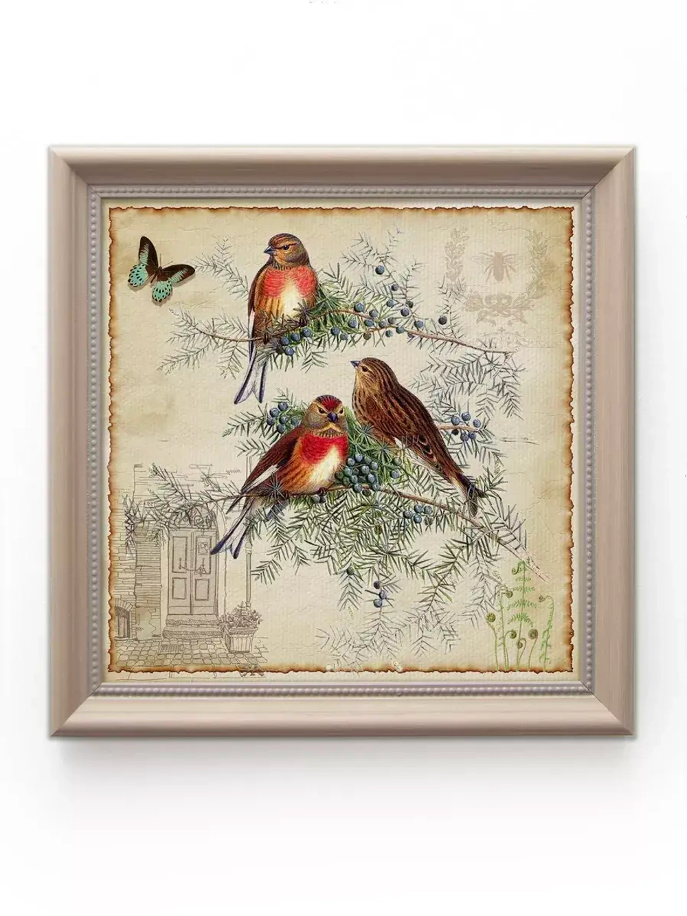 Картина на стену интерьерная на холсте 23х23см