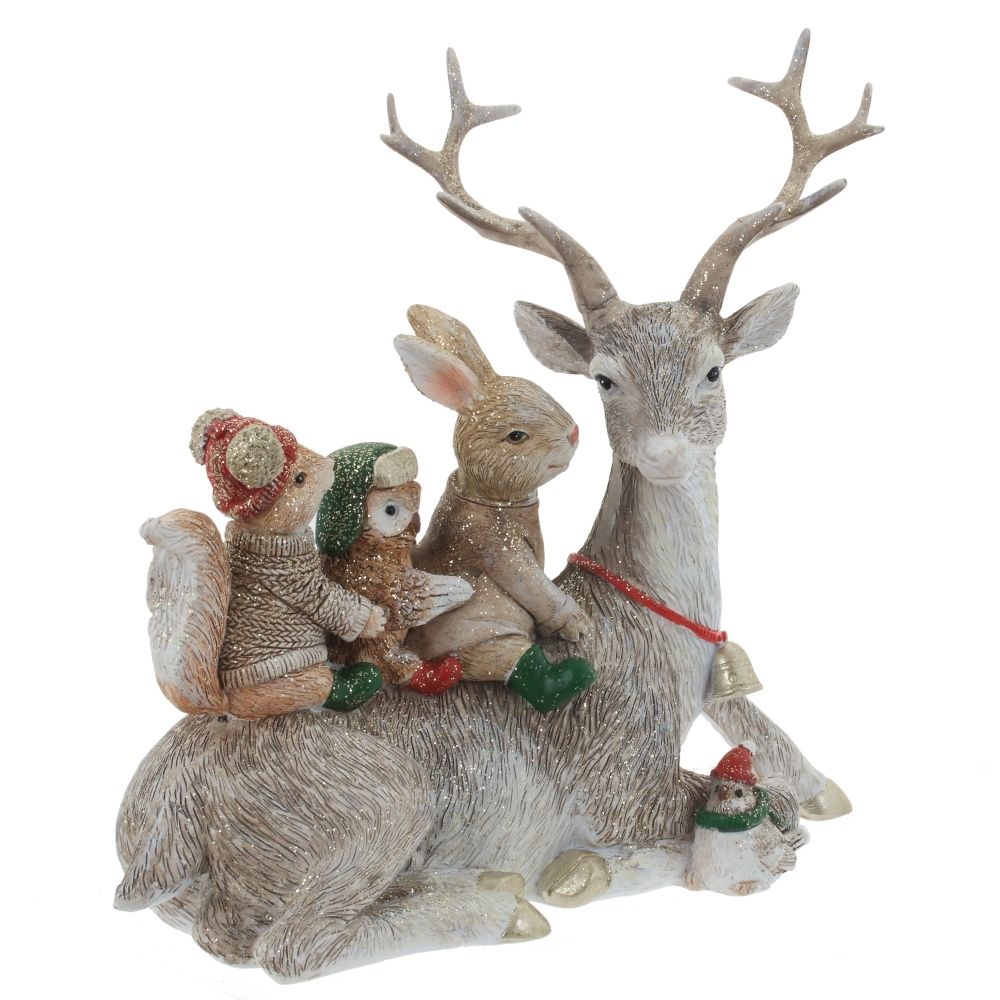 GAEM Фигурка декоративная "Олень", L19,5 W9,5 H16,5 см