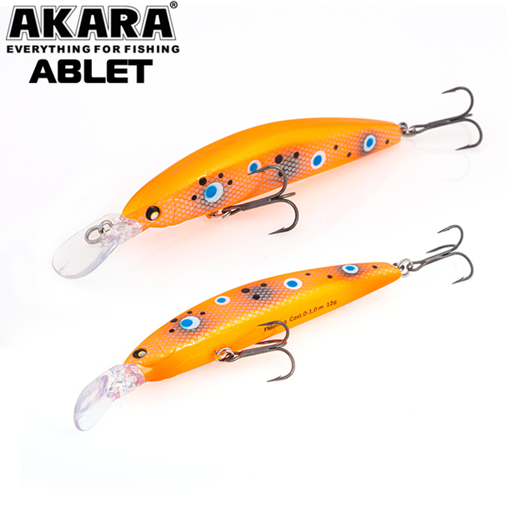 Воблер Akara Ablet 90F 12гр. (3/7 oz 3,5 in) A174