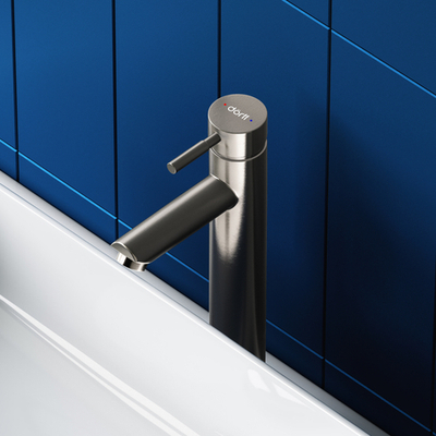 D3002102SS Logic new  смеситель для умывальника из нержавеющей стали Высокий