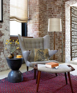 Кресло Papa Bear с оттоманкой