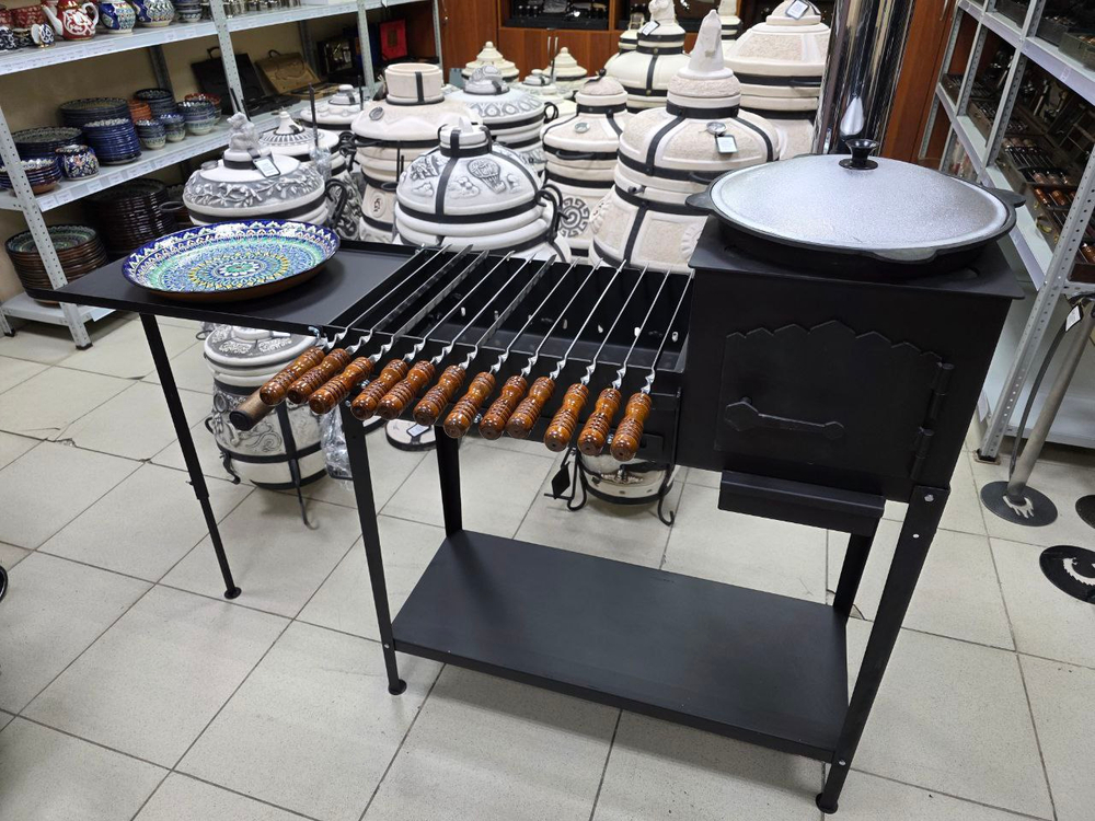 Если вы ищете мангал купить в Казани и нужна печь под казан с мангалом, этот вариант подойдёт как мангал 4 мм, печь под казан 12 литров, мангал с печью под казан, мангал с трубой, печь под казан с трубой, мангал со столиком, мангал с откидным столиком, мангал с крышкой, мангал крышка столик, мангал для дачи, мангал для дома, мангал для беседки, мангал для шашлыка, мангал для мяса, мангал для овощей, мангал под шампуры, жаровня 545x350, печь с зольником, зольный ящик, выдвижной совок, поддув с шибером, регулировка тяги, заслонка для углей, печь под казан с крышкой, уличная печь под казан, печь для плова, печь для шурпы, печь для ухи, садовая печь, дачная кухня, мангальный комплекс компактный, мангальная зона, барбекю комплекс, купить печь под казан Казань, доставка мангала Казань, мангал в наличии Казань, мангал от производител