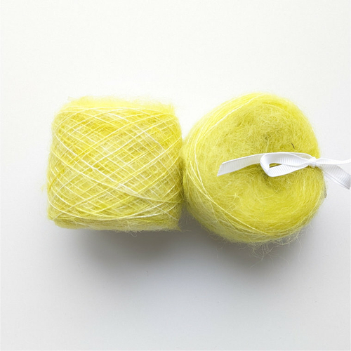 Кид мохер, цвет "Лимон"