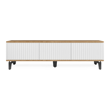 Тумба под телевизор на ножках ROYAL 5031 эко (Дуб Кантри-Черный)