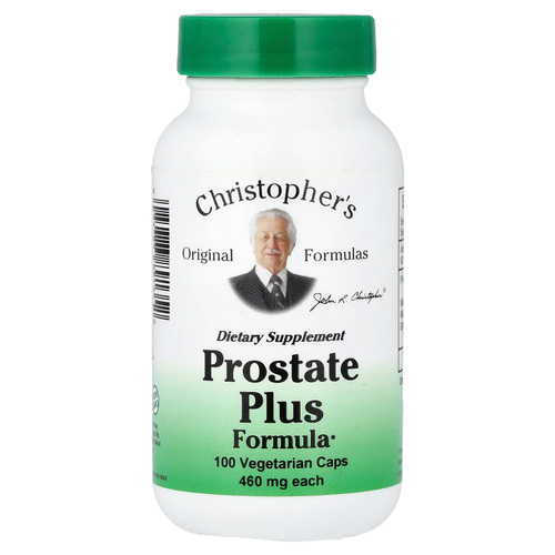 Christopher's Original Formulas, Prostate Plus Formula, 100 вегетарианских капсул