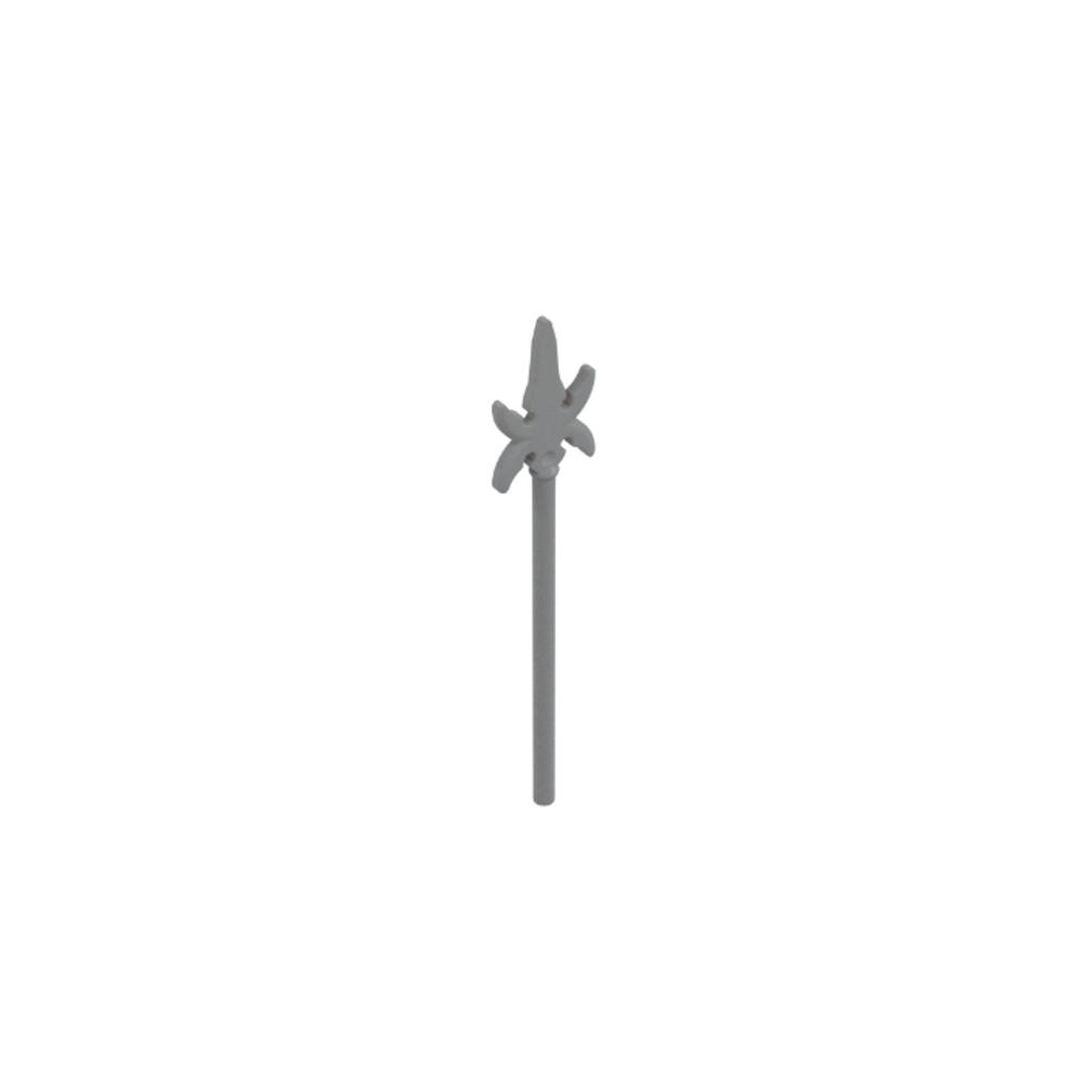 Оружейная Пика С Четырьмя Боковыми Лезвиями 43899 Dark Bluish Gray