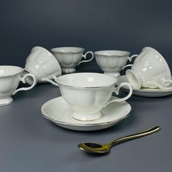 Lenardi 164-001 Чайный набор 12пр. 200мл в под.уп.(х6)Фарфор