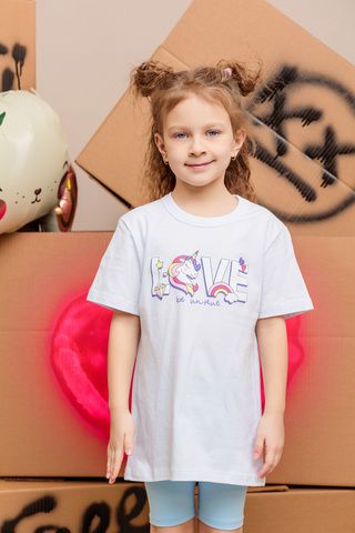 009_БК25 Футболка кор.рукав д/д, белый