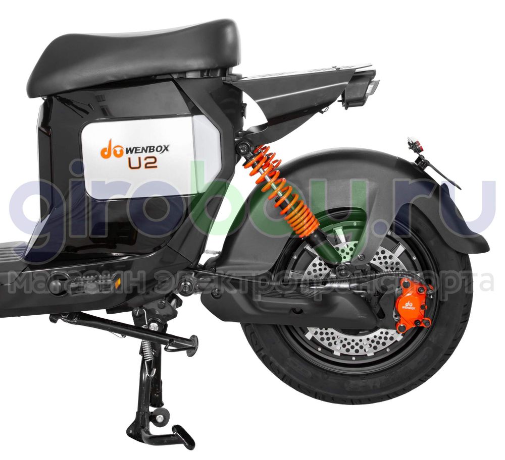 Электроскутер WENBOX U2 1500W (60V/30Ah) - Чёрный фото №14