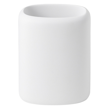Стакан для зубных щеток Slim, белый