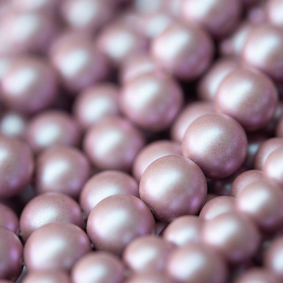 Хрустальный жемчуг, оттенок "PurpleAsh", шар 8мм, улучшенное перламутрово-сатиновое покрытие