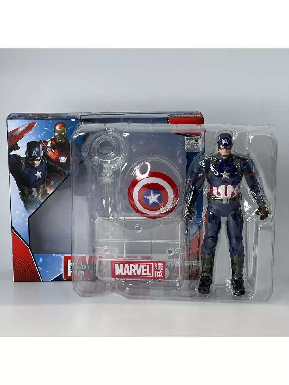 Фигурка игрушка Капитан Америка Марвел ZD Toys 1901-01