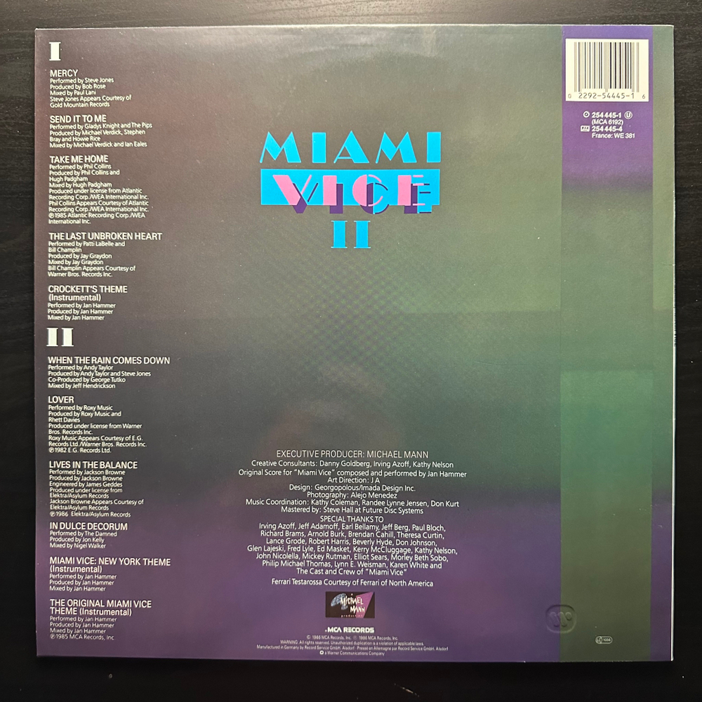 Miami Vice II (Германия 1986г.)