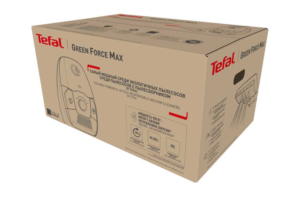 Пылесос с пылесборником Tefal Green Force Max TW4931EA