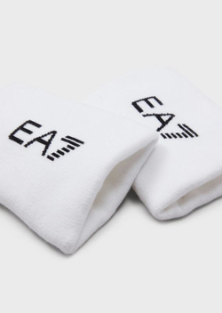 Теннисные напульсники EA7 Tennis Pro Wristband - White