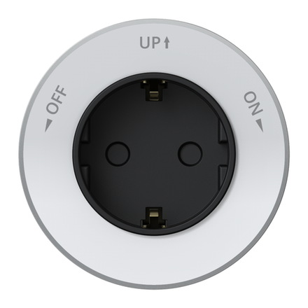 Розетка MultiTrack 16А 250В 2К+З круглая бел. SE MTK13001W