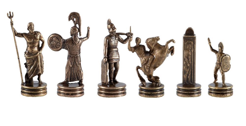 Manopoulos Шахматы подарочные "Троянская война"