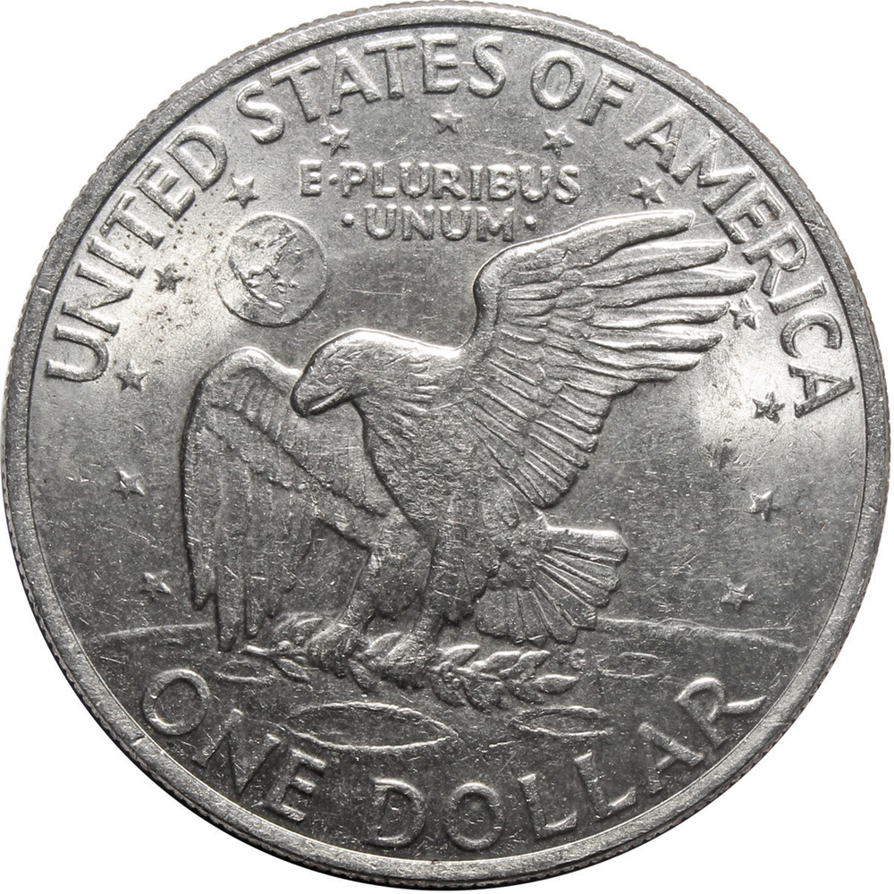 1 доллар США Эйзенхауэр. (Лунный) 1971 г. VF-XF