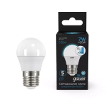 Лампа Gauss Globe 7W E27 550 lm 6500К  шаг. диммирование 105102307-S