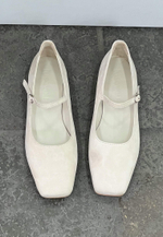 Туфли // Mary Jane // Milky // Suede