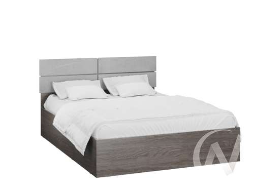 Кровать 1;6м Спальня Теана с осн. ортопед. с подъемным механизмом (ясень анкор темный/мрамор лайт)