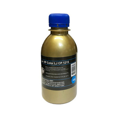 Тонер для HP Color LJ CP 1215/1515/1518/1525/СМ1312/CM1415 (45гр, голубой, Chemical MKI) Gold ATM