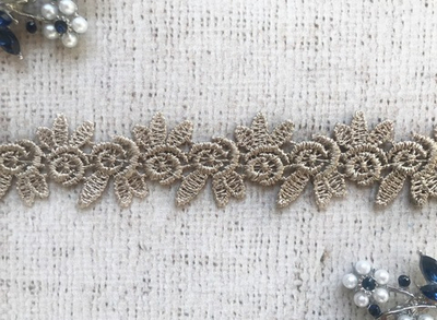 Кружево плетеное, ш. 2,5 см.