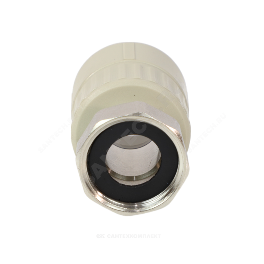 Муфта PP-R комбинированная серая Дн 32х1 1/4" с накидной гайкой VALFEX 10139132Г