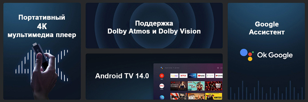 Медиаплеер Xiaomi Mi TV Stick 4K (MDZ-27-EU)