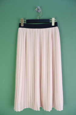 Юбка Kaos плиссе нежного цвета, маркировка М, визуально 46 размер