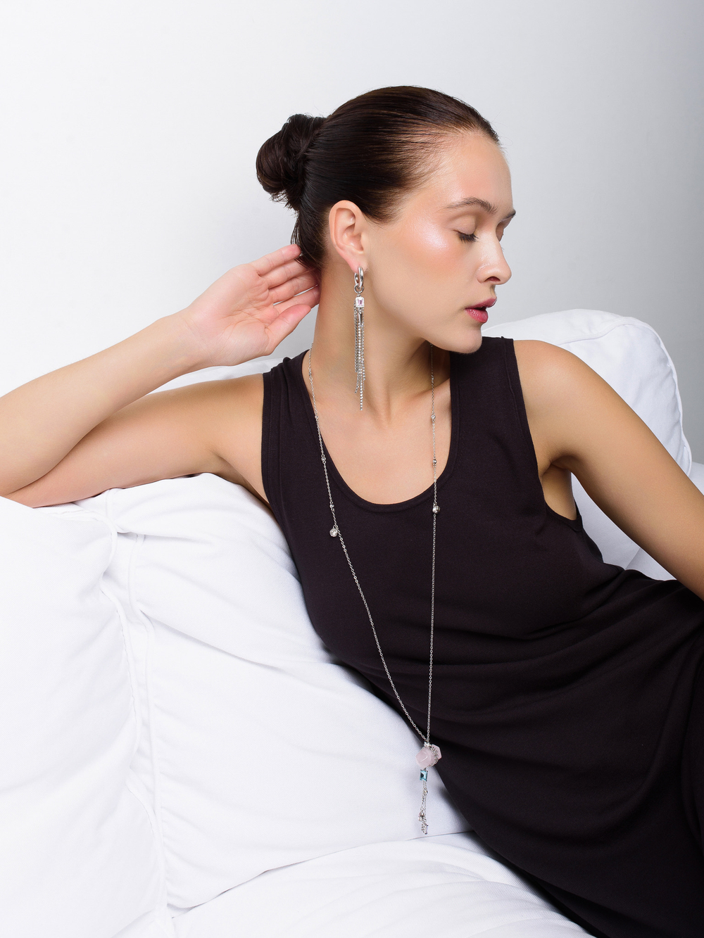 Сотуар "Crystal magic" с розовым кварцем