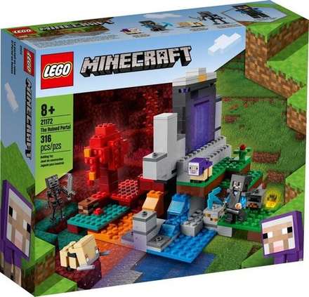 Конструктор LEGO Minecraft 21172 Разрушенный портал