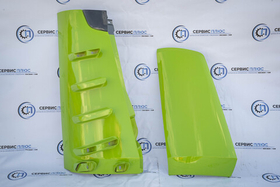 Обтекатель кабины зеленый правый в сборе Shacman X5000