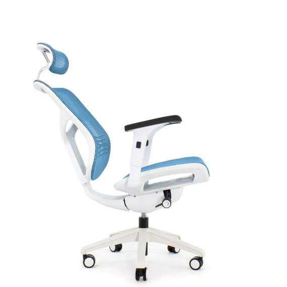 Кресло Expert VISTA VSM01-Т-04 (Каркас белый / сетка голубой)