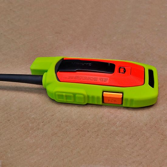 Чехол силиконовый для Garmin Alpha 200i / 300i защитный противоскользящий бампер (Желтый)