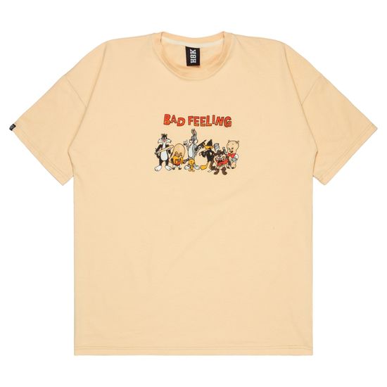 Футболка HOOK Луни оверсайз бежевый