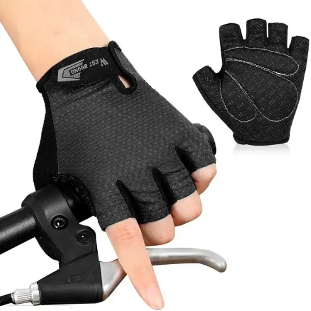 Перчатки велосипедные, короткие West Biking YP0211218 ( размеры M,L,XL)